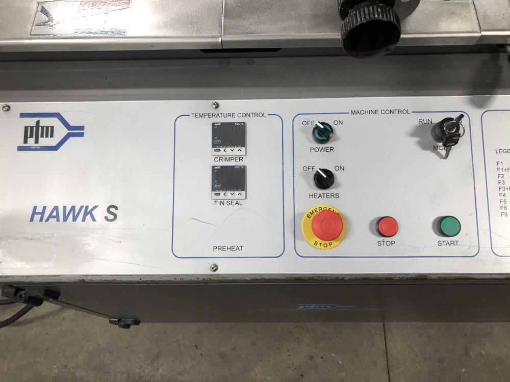 Used PFM Hawk S Horizontal Flow Wrapper